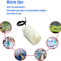 geeta enterprises (Pack of 2) DC 3-5V mini water pump motor Electronic Components Electronic Hobby Kit image 5