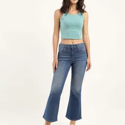 levi's Women Slim High Rise Blue Jeans-picture-18