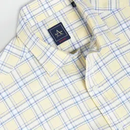 arrow sport Men Regular Fit Checkered Spread Collar Casual Shirt image 2