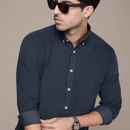 French Connection Pure Cotton Corduroy Slim FitCasual Shirt-picture-37