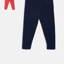 MINI KLUB Girls Pack of 2 Solid Knitted Leggings-image-102