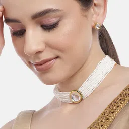 Anouk Gold-Plated Kundan Jewellery Set-picture-19