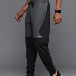 HRX by Hrithik Roshan Men Colourblocked Joggers image 4