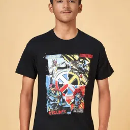 Coolsters by Pantaloons Kids Black Graphic Print T-Shirt-picture-36