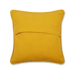 Fabindia Rang Yellow Cotton Cushion Cover image 5