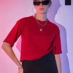 DIMPY GARMENTS Women Pockets Boxy T-shirt Pack of 2-image-84