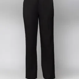 SHAYE Black Cotton Lycra Regular fit Casual trousers-picture-40