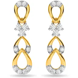 Kisna Diamond & Gold Jewellery 18k (750) Gold Ivane Earring-picture-41