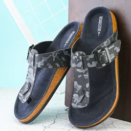 The Roadster Lifestyle Co Men Printed Comfort Sandals-image-48