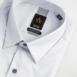 Arrow New York Grey Slim Fit Shirt image 5