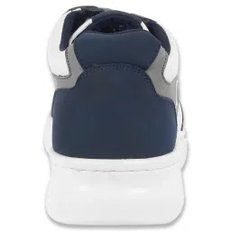 Mochi Men's Blue & White Casual Sneakers image 5