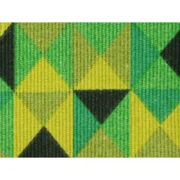 Saral Home Abstract Green Cotton Multiuse Rug image 3