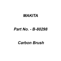 Makita Carbon Brush CB-100A, Part No B-80298-picture-34