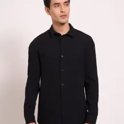 Peregrine By Pantaloons Black Regular Fit Shirt-picture-14