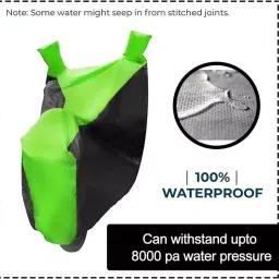 Auto Pearl Polyester Waterproof Two Wheeler Cover for Hero Xpulse 200T Black(Water Proof) image 5