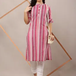 HELLO DESIGN Women Printed Sequinned Kurta image 3