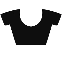 Anouk Rustic Warli Zari Block Print Saree image 3