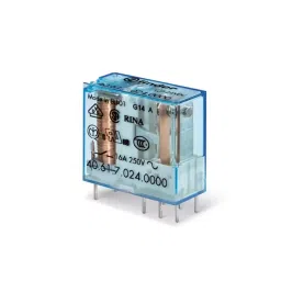 Finder PCB Mount Power Relay Module 12 V DC Coil 16 A Switching Current SPDT, 406170122020 (Pack of 50 Pcs)-picture-19