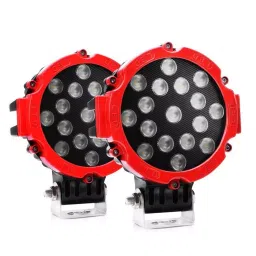 AllExtreme EX7M2R2 17 LED Spot Lamp for Jeep Bikes and Cars (51 W,‎White,2pc)-picture-30