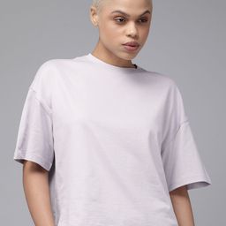 Roadster Drop-Shoulder Sleeves Boxy T-shirt-picture-0
