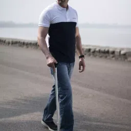 Tynor Walking Stick L Type Gold L08UEZ image 5