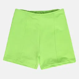 MINI KLUB Cotton Solid Shorts - Green image 1