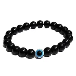 Kailash Creation Evil Eye Adjustable Stretch Fit Bracelet for Women - Black | Pack of 1-picture-20