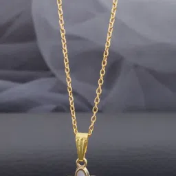 SZN Set Of 2 Gold-Plated Enamelled Quirky Shaped Pendants With Chains image 4