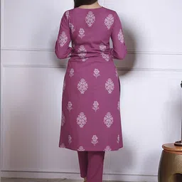 DIVASTRI Women Ethnic Motifs Printed Regular Kurta with Trousers & With Dupatta image 2
