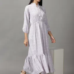 showoffff SHOWOFF White Printed A-Line Dress image 5