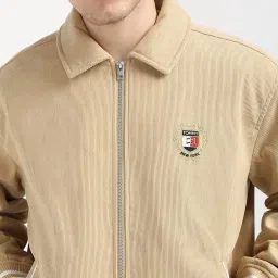 Tommy Hilfiger Beige Relaxed Fit Texture Jacket image 5