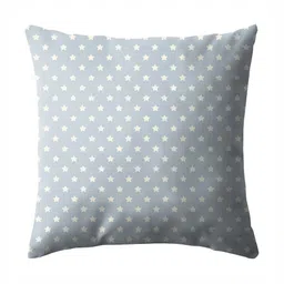 Aura Grey & White 2 Pieces Geometric Printed Square Cushion Covers image 2