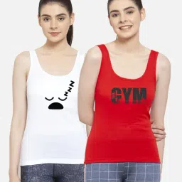 Friskers Multicolor Printed Camisole (Pack Of 2)-picture-17