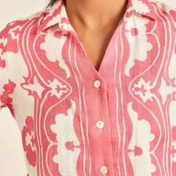 Akkriti by Pantaloons Pink Printed Tunic image 5