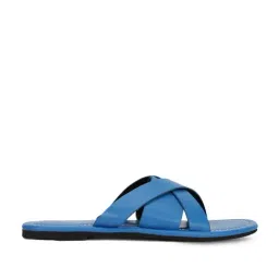 Forever 21 Women's Blue Cross Strap Sandals-image-79