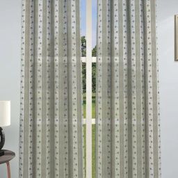GM Hamilton Grey Polyester 7 Ft. Single Door Sheer Curtain-picture-11