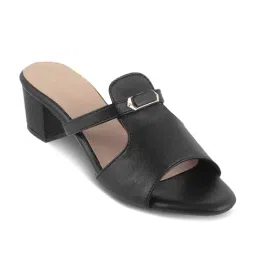 Tresmode Women's Black Casual Sandals-image-24