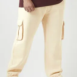 Bewakoof Beige Relaxed Fit Joggers-picture-21