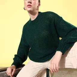 The Roadster Life Co. September-Hello Monsoon-Bizz Hybrids Knitted Pullover Sweaters-picture-12