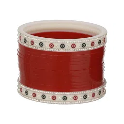 Aatmana Maroon Red Bridal Chuda - Set of 36 image 5