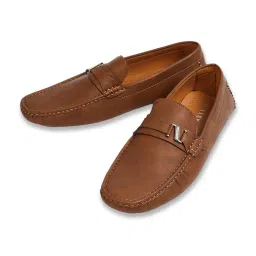 Code by Lifestyle Men's Tan Casual Loafers image 5