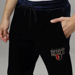 Iconic Navy Blue Regular Fit Joggers image 5
