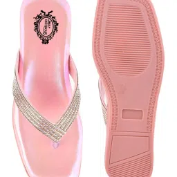 Shoetopia Kids Pink Thong Sandals image 5