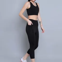 N-Gal Black Logo Print Tights image 5