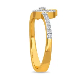 Kisna Diamond & Gold Jewellery Sarina 18k (750) Diamond & Gold Ring For Women image 5