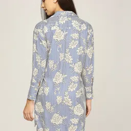Iti Floral Print Shirt Dress image 4