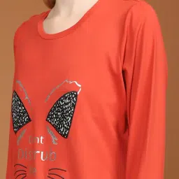 Madame M Secret Peach Regular Fit Nightsuit image 5