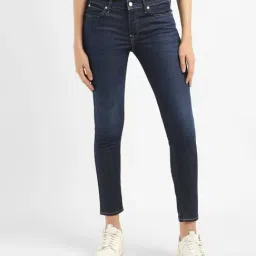 Levi's 711 Dodger Blue Skinny Fit Mid Rise Jeans-picture-46