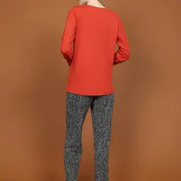 Madame M Secret Peach Regular Fit Nightsuit image 2