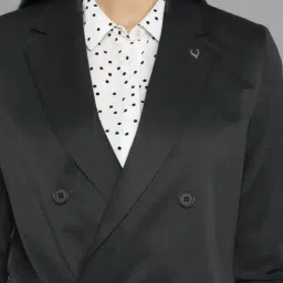 Allen Solly Grey Regular Fit Formal Blazer image 5